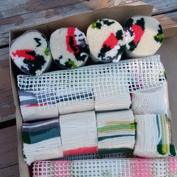 Bucilla "Joyful Goose" latch draftstop kit NEW VINTAGE - Picture 5 of 9